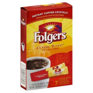 Folgers - Instant Singleserve Packet Reg