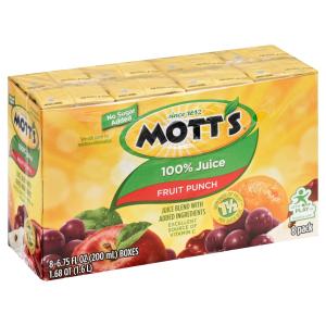 mott's - Jce Fruit Punch 8pk