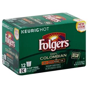 Folgers - K Cup Columbian Decaf