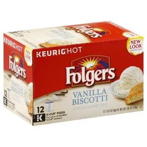 Folgers - K Cup Vanilla Biscotti