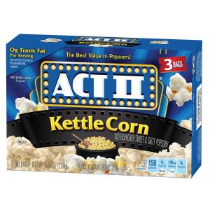 Act Ii - Kettle Corn Popcorn 3pk