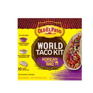 Old El Paso - World Taco Kit Korean Inspired Bbq