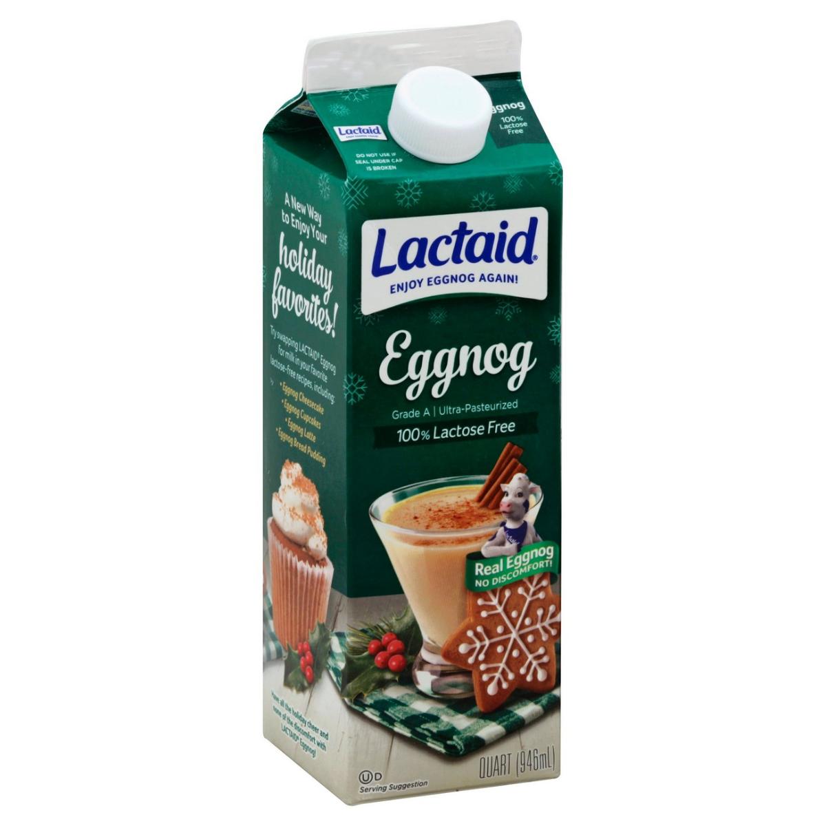 LACTOSE FREE EGG NOG