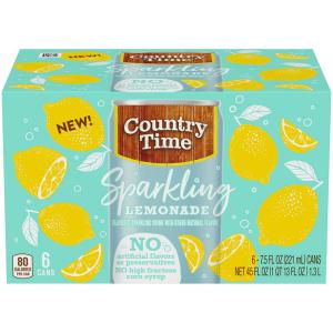 Country Time - Lemonade Sparklers 6pk