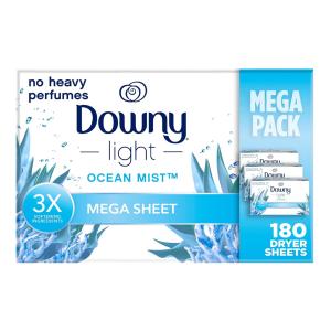Downy - Light Ocean Mist Mega Sheets