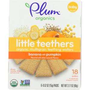 Plum Organics - Little Teethers Banana with Pumpkin Orga