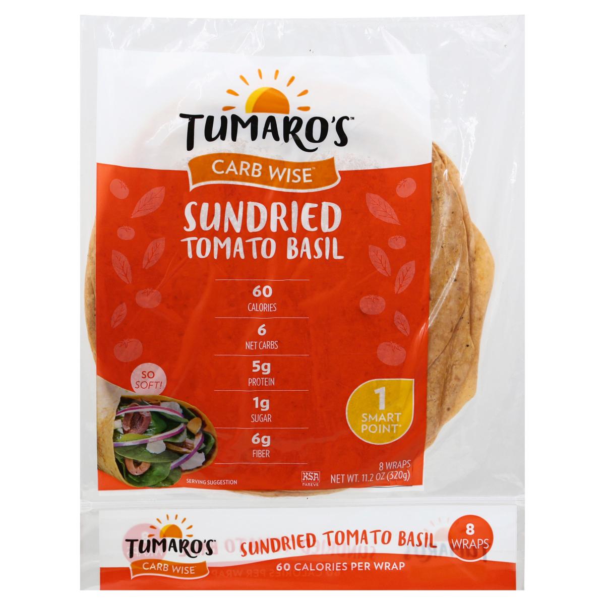 LOW CARB SUNDRIED TOMATO WRAP