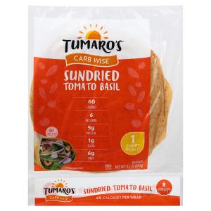 tumaro's - Low Carb Sundried Tomato Wrap