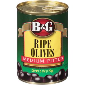 b&g - Medium Pitted Ripe Olives