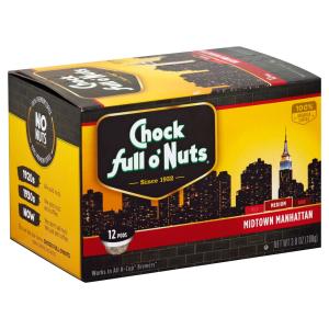 Chock Full O' Nuts - Midtown Manhattan Single Serve 12ct