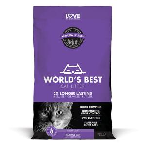 World's Best - Multiple Cat Lavender Scented Cat Litter