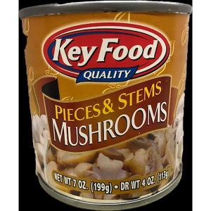Key Food - Mushrooms Pieces Stems
