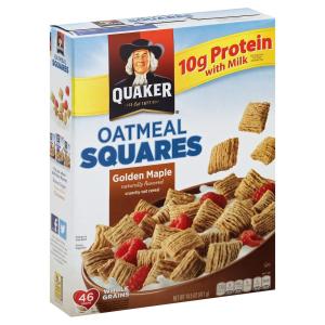 Quaker - Oat Squares Golden Maple Cereal