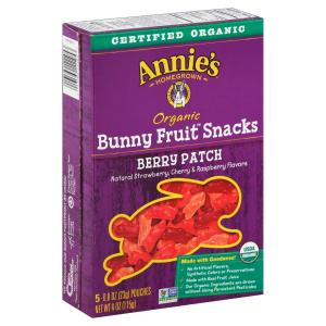 annie's - Organic Bunny Fruit Snack Berry Patch