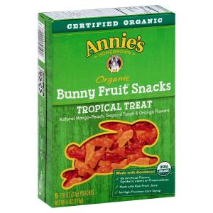 annie's - Organic Bunny Fruit Snack Tropical Treat