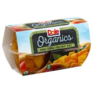 Dole - Org Mango Chunk 100 Jce 4pk