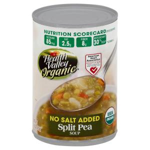 Health Valley - Org Split Pea Soup no Salt Added Soup