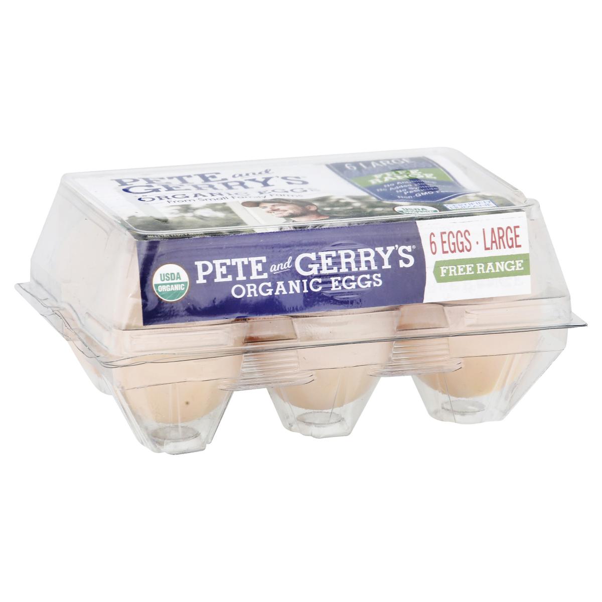 ORGANIC LARGE BROWN EGGS 6CT