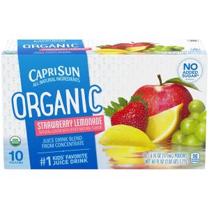 Capri Sun - Organic Straw Lemnade 10pk