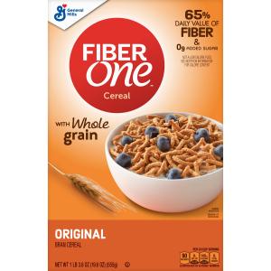 General Mills - Fiber One Whole Grain Breakfast Cereal