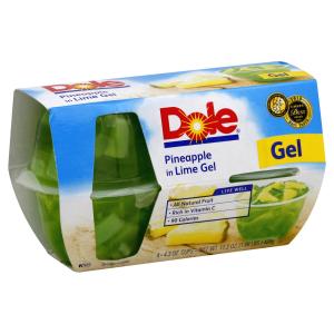 Dole - Pineapple N Lime Gel 4pk