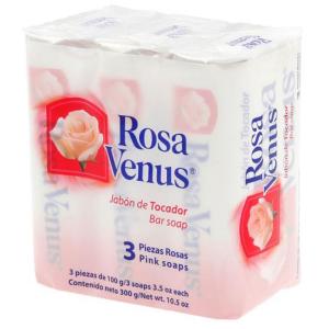 Rosa Venus - Pink Bar Soap 3 Pack