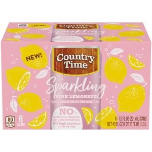 Country Time - Pink Lemonade Sparklers 6pk