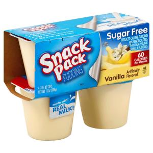 Snack Pack - Pudding Sugar Free Vanilla