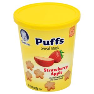 Gerber - Puffs Strawberry Apple Cup