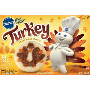 Pillsbury - Rtb Turkey Shaped Sgr Cookie