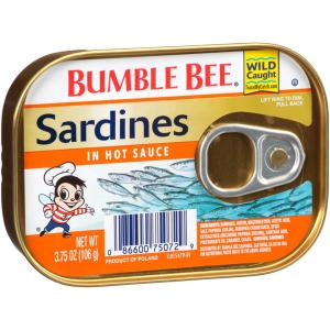 Bumble Bee - Louisinana Hot Sauce Sardines