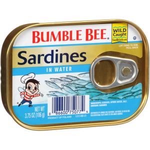 Bumble Bee - in Water Sardines