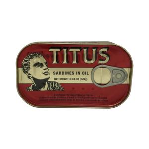 Titus - Sardines Vegetable Oil Red Tin