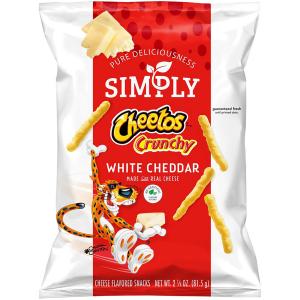 Cheetos - Simply Crunchy White Cheddar