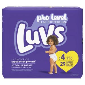 Luvs - Size 4 Jumbo Diapers