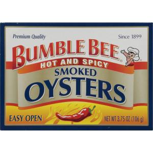 Bumble Bee - Smoked Oysters in Hot Sauce