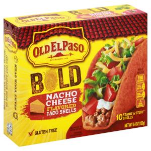 Old El Paso - Sns Nacho Cheese Taco Shell