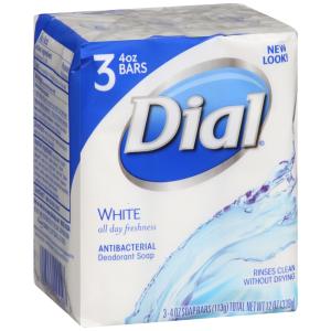 Dial - Soap White Gold Bath 3pk