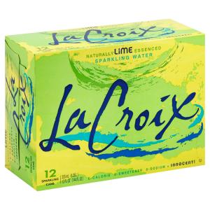 Lacroix - Sparkling Water Lime 12pk