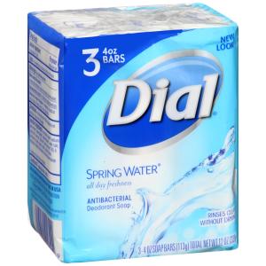 Dial - Spring Water Bar Soap 3pk