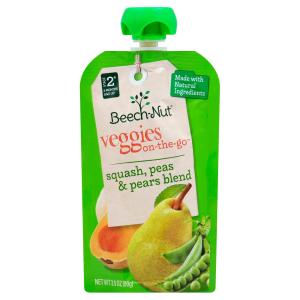 Beechnut - Votg Squash Peas Pears Pouch