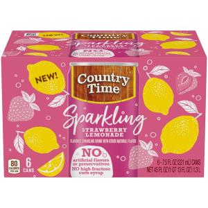 Country Time - Strwbry Lemonde Sparklers 6pk