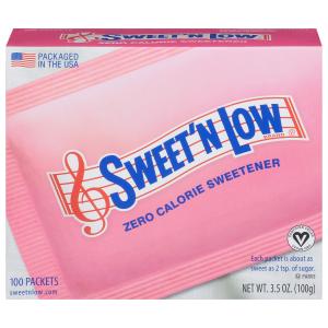 Sweet'n Low - Sugar Substitute 100 ct