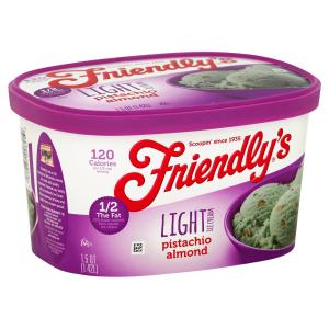 friendly's - Sundae lt Pistachio Ice Cream