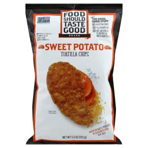 Food Should Taste Good - Sweet Potato Tortilla Chips