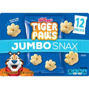 kellogg's - Tiger Paws Jumbo Snax Cereal