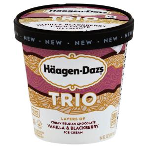 haagen-dazs - Trio Vanilla Blackberry