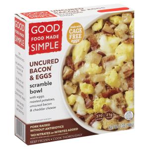 Good Food Made Simple - Uncured Bacon Eggs Bowl
