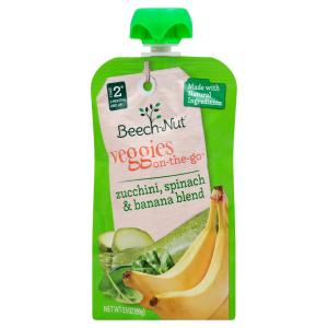 Beechnut - Votg Zucchini Spinach Banana Pouch