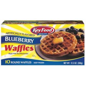 Key Food - Waffles Blueberry